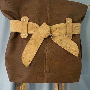 Cork backpack purse from Portugal!